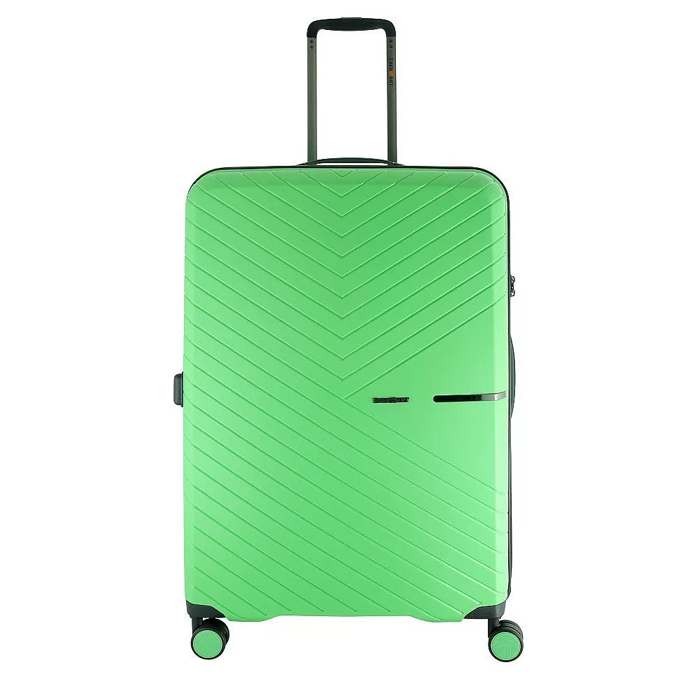 Зелёные пластиковые чемоданы  - фото 86