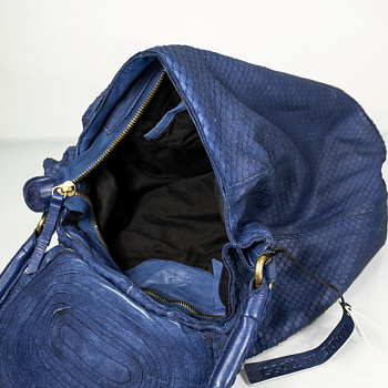 Большие сумки синего цвета  - фото 59