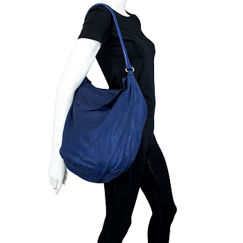 Большие сумки синего цвета  - фото 60