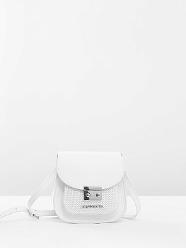 Белые женские сумки через плечо  - фото 42