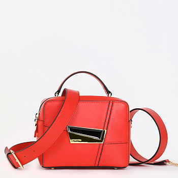 Красные женские сумки через плечо  - фото 62