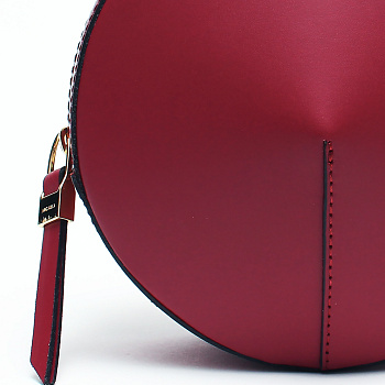 Бордовые женские сумки через плечо  - фото 48