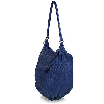 Большие сумки синего цвета  - фото 58