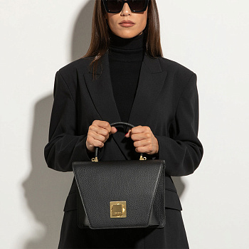 Черные женские сумки через плечо  - фото 29