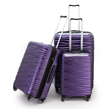 Фиолетовые женские чемоданы  - фото 25