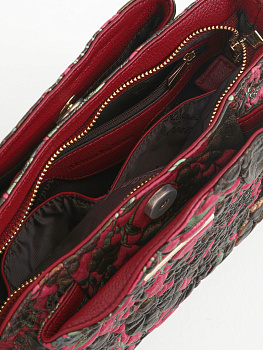 Бордовые женские сумки через плечо  - фото 101