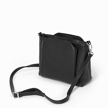 Черные женские сумки через плечо  - фото 32