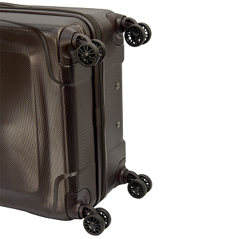 Коричневые чемоданы для ручной клади  - фото 4