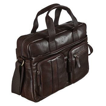 Мужские сумки цвет коричневый  - фото 23