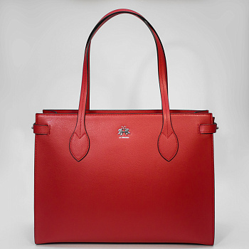 Большие сумки красного цвета  - фото 5