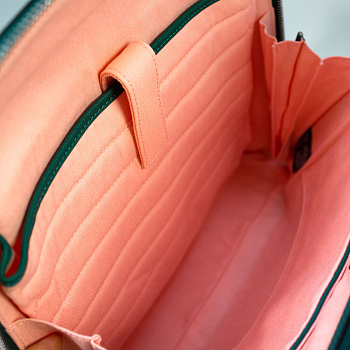 Женские рюкзаки цвет бирюзовый  - фото 3