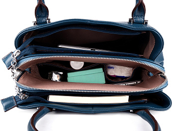 Бирюзовые женские сумки через плечо  - фото 108
