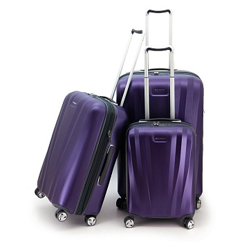 Фиолетовые женские чемоданы  - фото 16