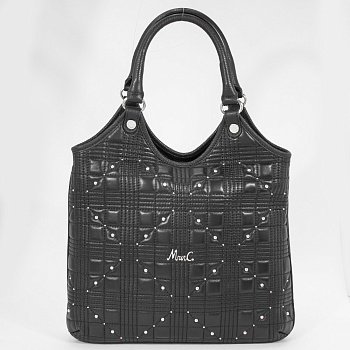 Чёрные женские сумки-мешки  - фото 10