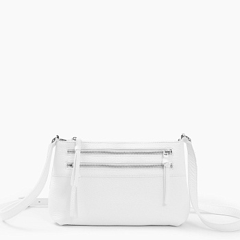 Белые кожаные женские сумки  - фото 57