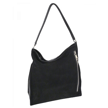 Чёрные женские сумки-мешки  - фото 79