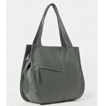 Зелёные женские сумки-мешки  - фото 2