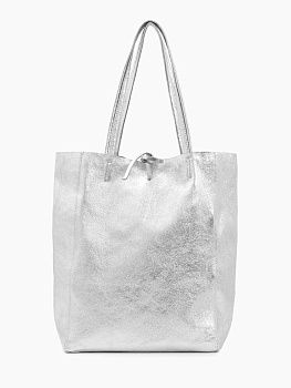 Серебристые женские сумки  - фото 17
