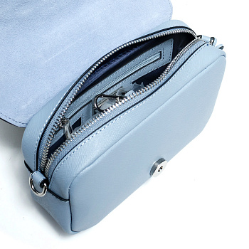 Голубые женские сумки через плечо  - фото 21