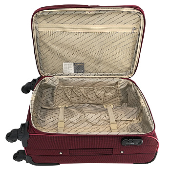 Бордовые чемоданы для ручной клади  - фото 14