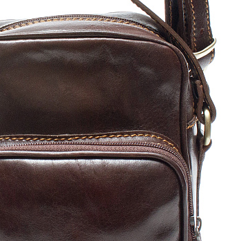 Мужские сумки через плечо из натуральной кожи  - фото 103