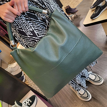 Большие сумки зеленого цвета  - фото 4