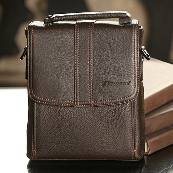 Мужские портфели цвет коричневый  - фото 1