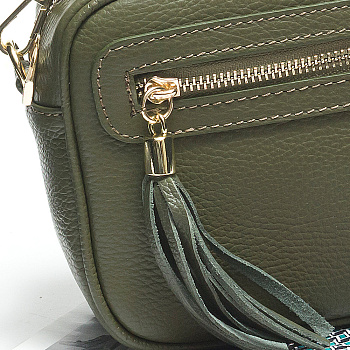 Зеленые женские сумки через плечо  - фото 46