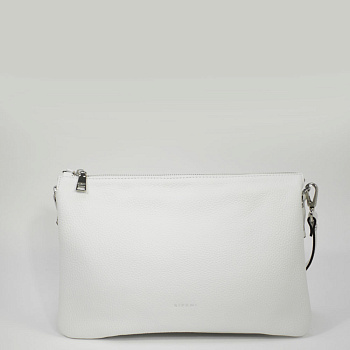 Белые кожаные женские сумки  - фото 16