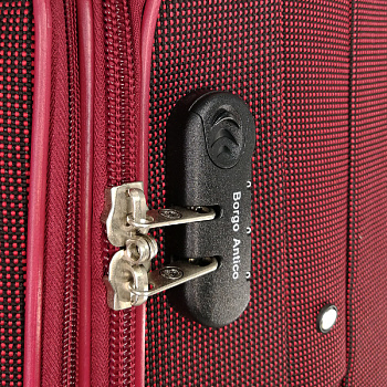 Бордовые чемоданы для ручной клади  - фото 17