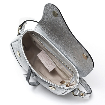 Серебристые женские сумки  - фото 45