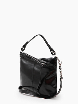Чёрные женские сумки-мешки  - фото 76