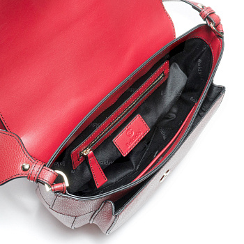 Красные женские сумки через плечо  - фото 43