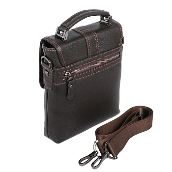 Мужские портфели цвет коричневый  - фото 4
