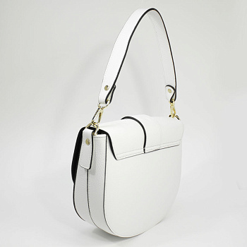 Белые кожаные женские сумки  - фото 11