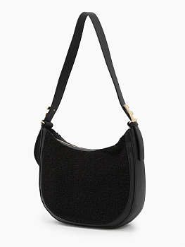 Чёрные женские сумки-мешки  - фото 46