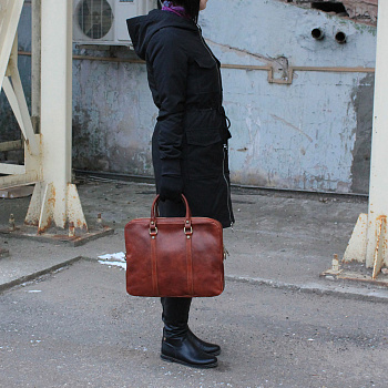Кожаные женские сумки  - фото 21