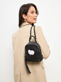 Черные женские сумки через плечо  - фото 99