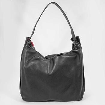 Чёрные женские сумки-мешки  - фото 13