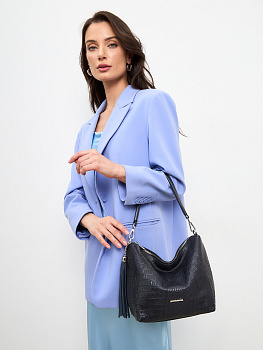 Синие кожаные женские сумки  - фото 43