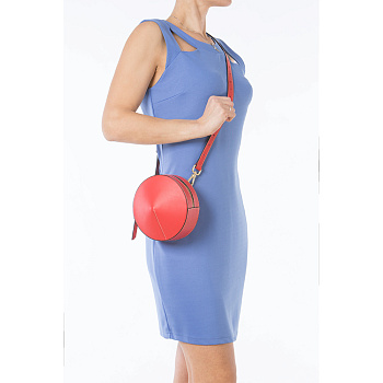 Бордовые женские сумки через плечо  - фото 49