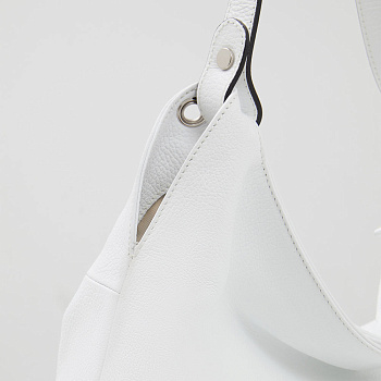 Белые кожаные женские сумки  - фото 65