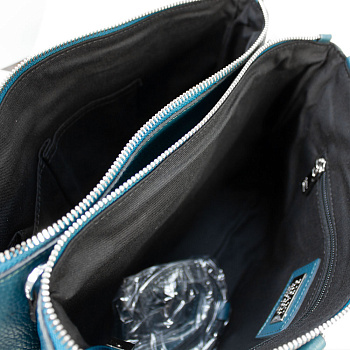 Синие кожаные женские сумки  - фото 88