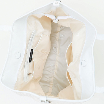 Белые кожаные женские сумки  - фото 74