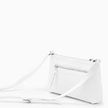 Белые кожаные женские сумки  - фото 58