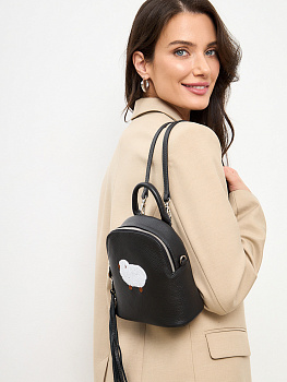 Черные женские сумки через плечо  - фото 98