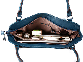 Бирюзовые женские сумки через плечо  - фото 96
