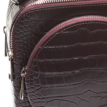 Бордовые женские сумки через плечо  - фото 57