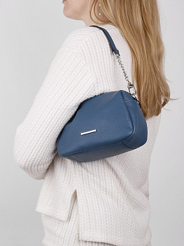 Голубые женские сумки через плечо  - фото 8