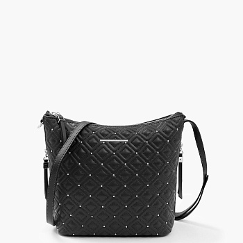Черные женские сумки через плечо  - фото 156